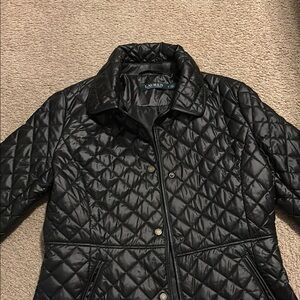 Ralph Lauren Black Quilted Puffer Jacket